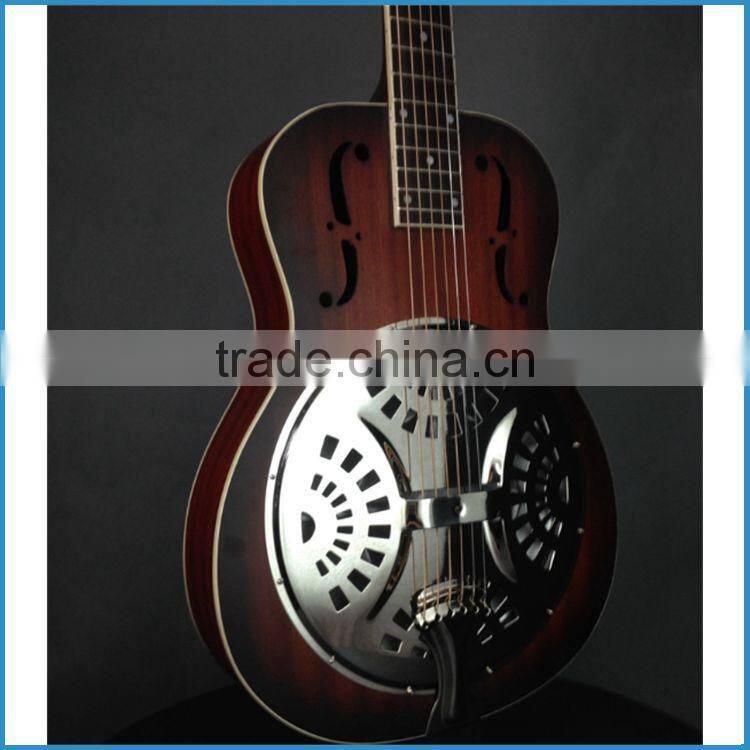 Resonator guitar with metal resonator, Dobro guitar, Blues resonator guitar
