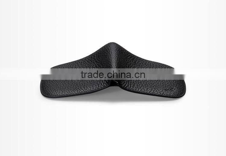 Wholesale wallet leather men minimalist card wallet with RFID blocking