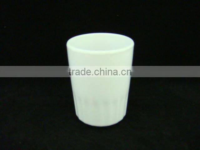 White melamine cups mugs