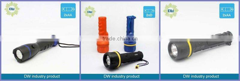 small cheap led plastic flashlight