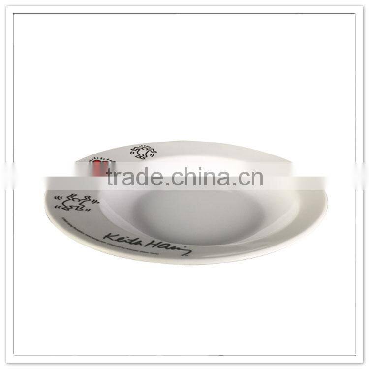 Japanese restaurant decoration cheap catering restaurant dinner white plate
