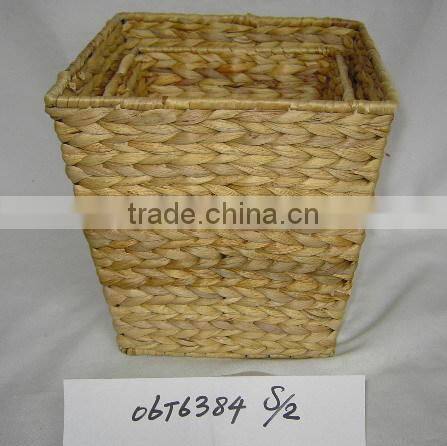 Square Water- Hyacinth planter basket