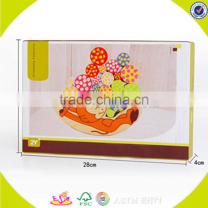 wholesale Wooden Balance game toy for kids,Cheap balance game toy,DIY colorful wooden balance game toys W11F046
