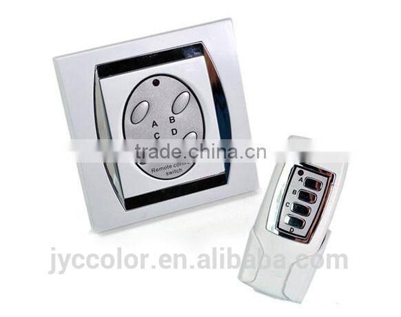 4-Port Digital Wireless Remote Control Wall Switch