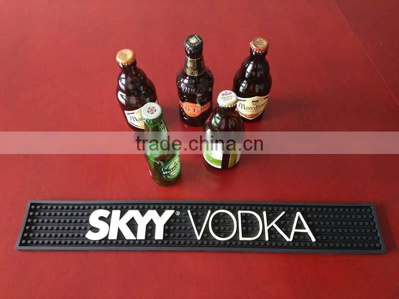 3d OEM logo advertising bar mat cheap price beer bar mats
