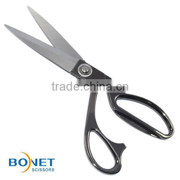 S13002G/B/C/S 9-1/2" 4 colors superior quality ice tempered stainless steel blade zinc-alloy handle tailor fabric scissors