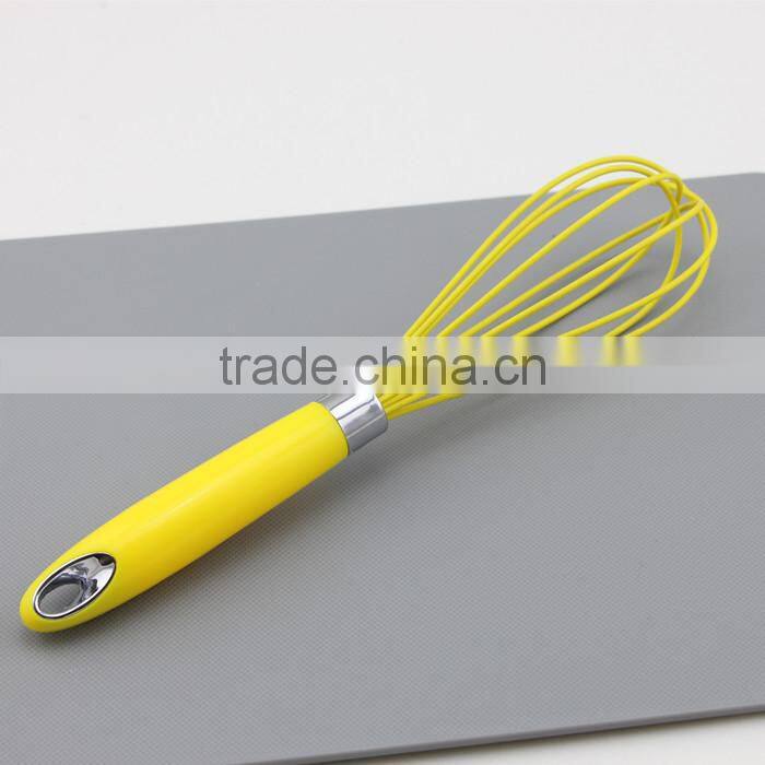 Yellow Nonstick Cookware Silicone Whisk