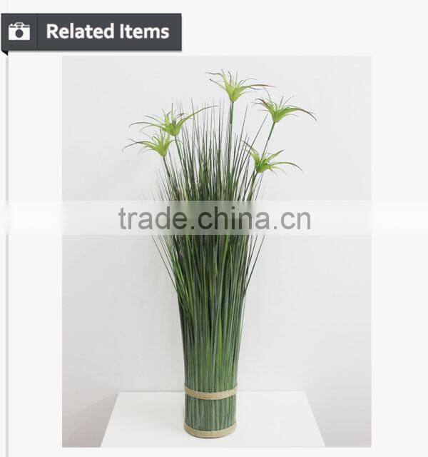 Unique design using fat grass indoor harvest plant grass fake plant manufacturer made in China