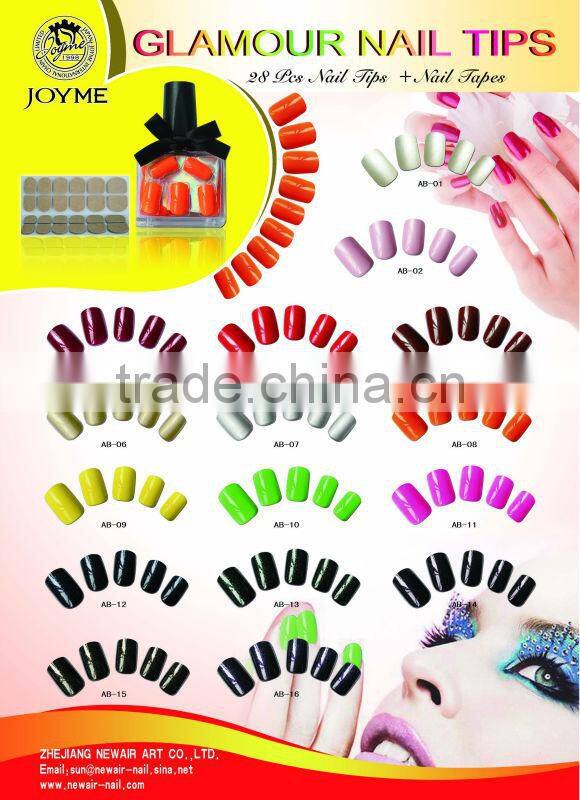 24 pcs New Design Fake Nail VIVI with nail glue - whole sale