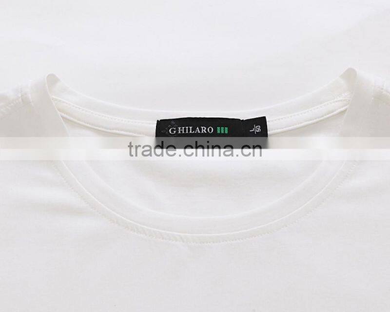 custom men cotton plain printing solid t shirt