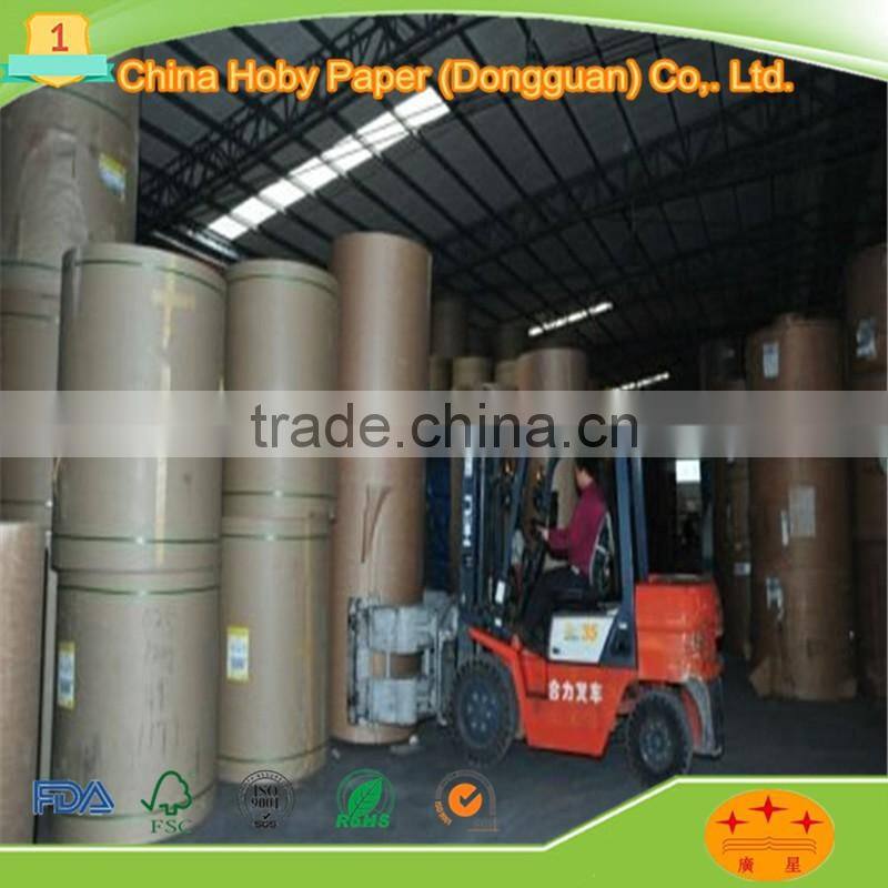 food grade brown kraft paper with pe laminated