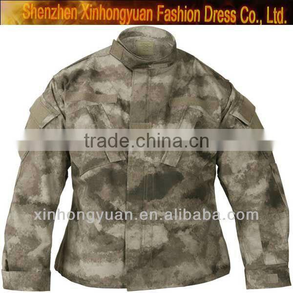 custom Military ripstop camouflage fabric Uniform hunting camouflage jacket clothing
