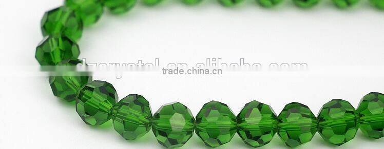 32 faces round crystal bead one hole bead for bracelet