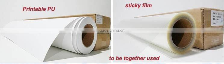 High quality PU flex printable heat transfer t-shirt vinyl