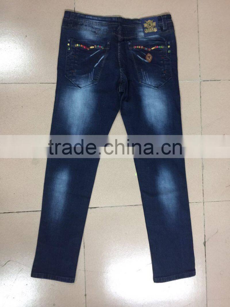 GZY Best Design Fancy For Boys And Men Fashion Jeans Stock 2017