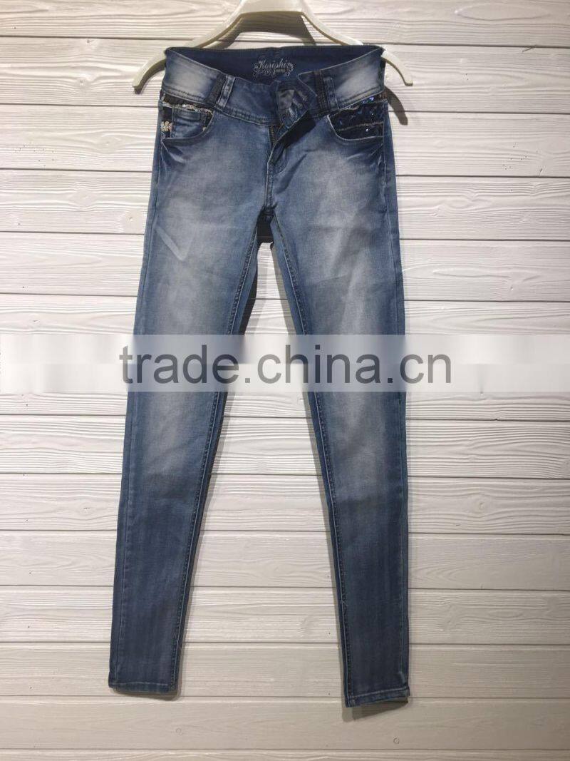 GZY summer hot sale new style women jeans 2017 stock high quality