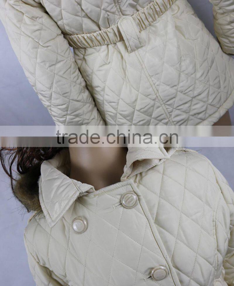 2016 new arrivals winter long sleeve girls sewing embroidering coat