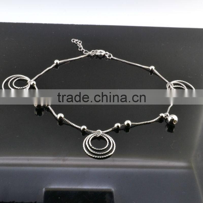 New 925 silver bracelets jewelry rhodium plated