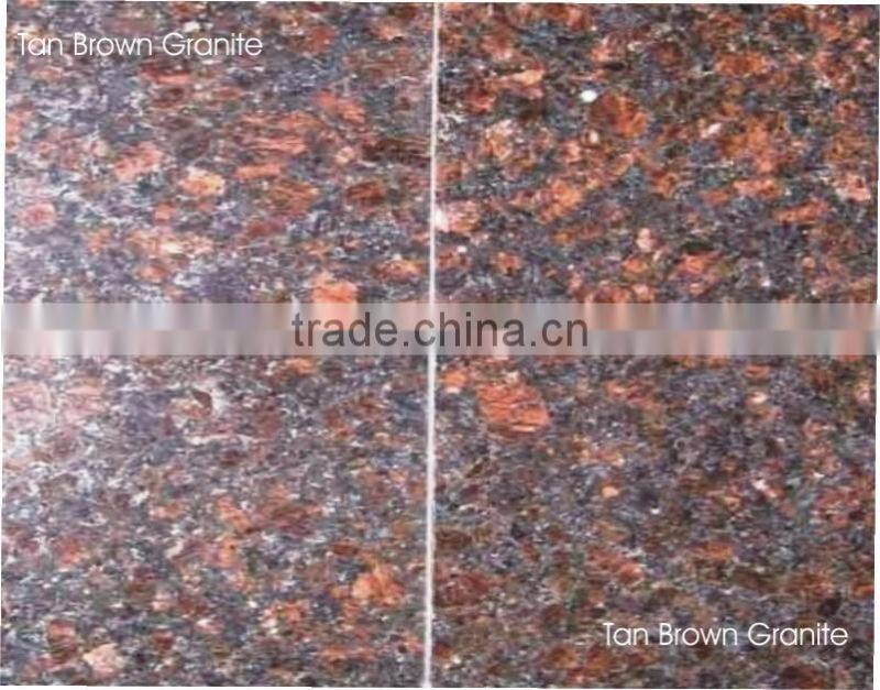 Indian Tan Brown Granite Stairs, Tiles & Counter Tops