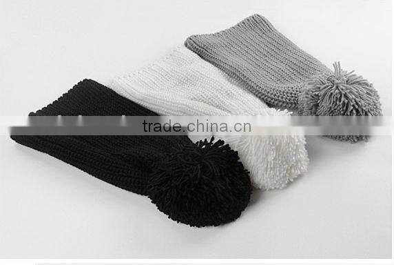 fashion computer knitted beret hats in white majored producer factory