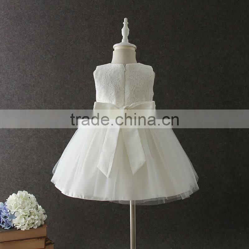 New Child Vietnam 0-2 Years old Baby Dress Model Newborn Baby birthday party Dress Flower white Girl Fluffy Dresses For Wedding