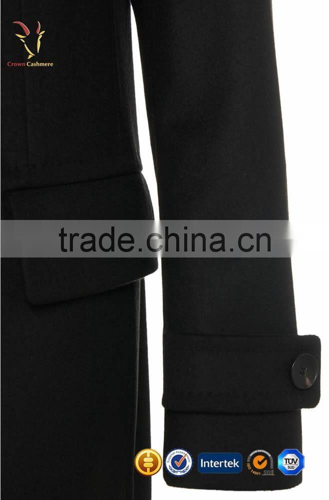 High Neck Men long Plus size winter wool coat,Wool Overcoats for men