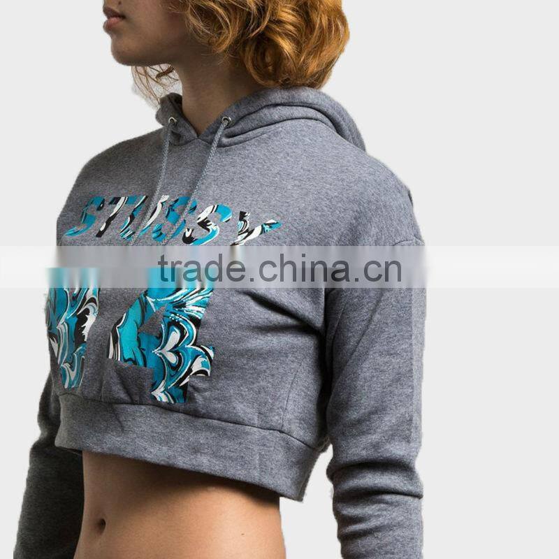 Hot Sale Hoodies Long sleeve crew neck Ladies sexy sportswear
