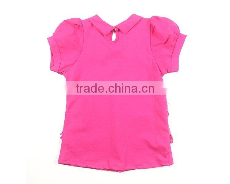 2016 New design kids girl t-shirt made in China