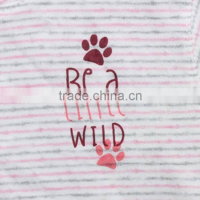 2017 latest design leisure long sleeve baby romper with high quality for winter and autumn