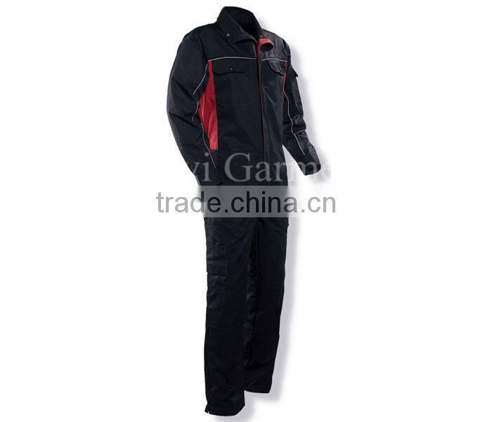 65%polyester 35%cotton elastic waist wholesale workwear coverall
