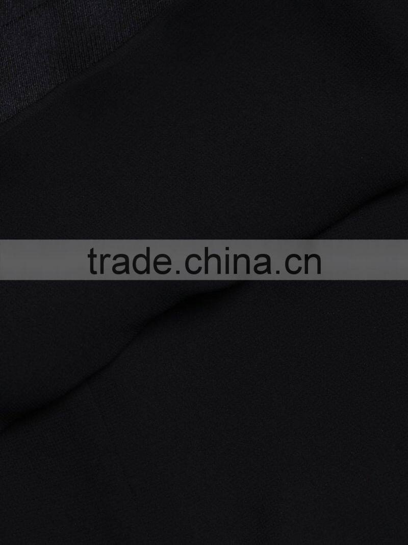 Black cobwebbing combined dress