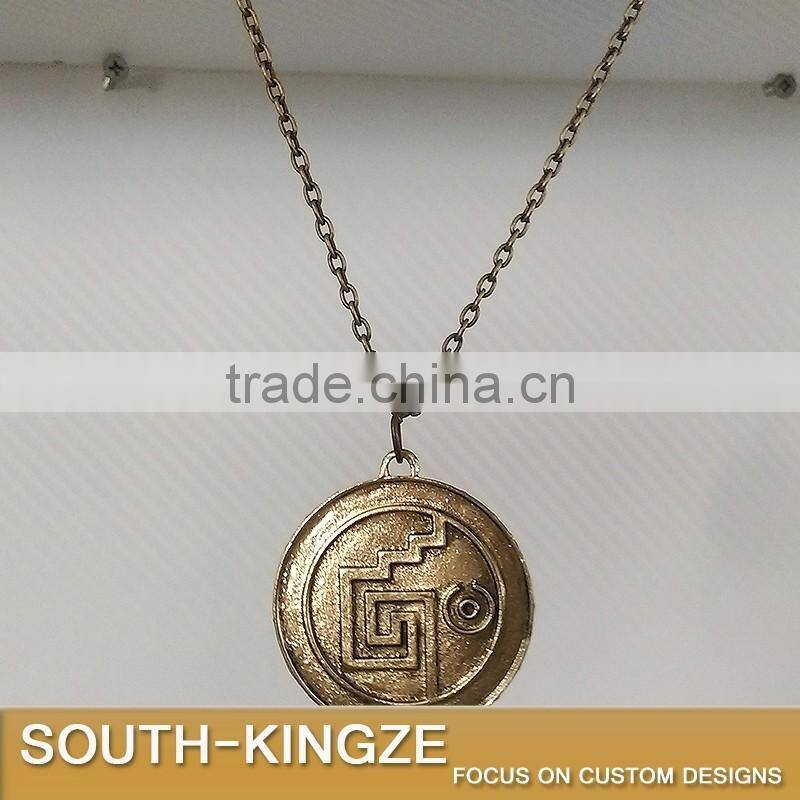 Carribean Film Preparation Pop Bronze Plated Jewelry Pendant