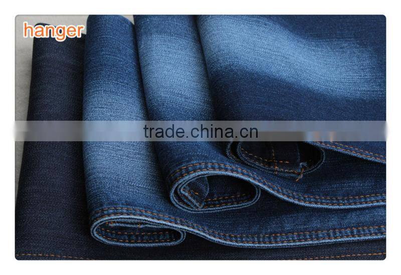 fabric lycra $1 yard fabric denim jeans manufacturers B2525-0 dark blue 9.8oz