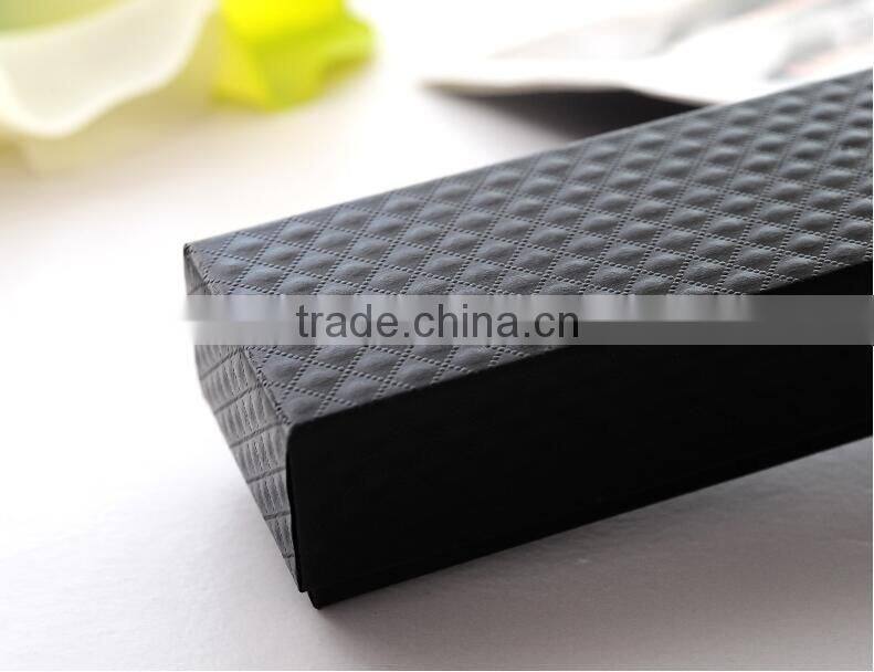 Black Necklace Bracelet Jewelry Gift Packakaging Box Long Rectangle Black Good Quality Gift Fine Package Case High Quality Box