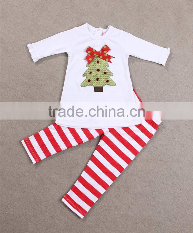 Autumn baby girls christmas clothing baby boy clothes for the baby cute cartoon printed smocked children clothing wholesale