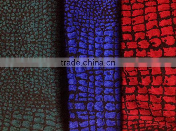 wholesale polyester cotton jacquard fabric knitted for clothing