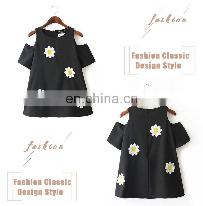 A Forever Fairness Black Off-Shoulder Women Off-shoulder Girl T-shirts