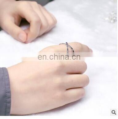 2017 Fashion Popular Simple heart Opening Design ring Women multi type ring Pinky finger retro ring