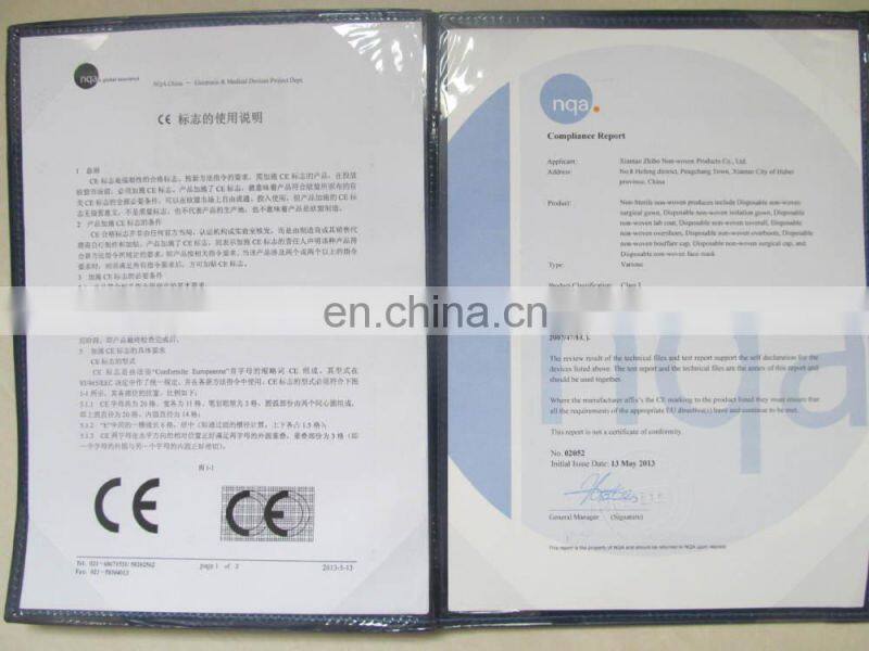 Disposable SMS Doctor Coat/ non woven surgical coat