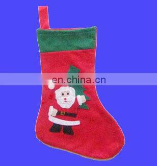 Hot selling promotional santa Stocking christmas stocking xmas stocking