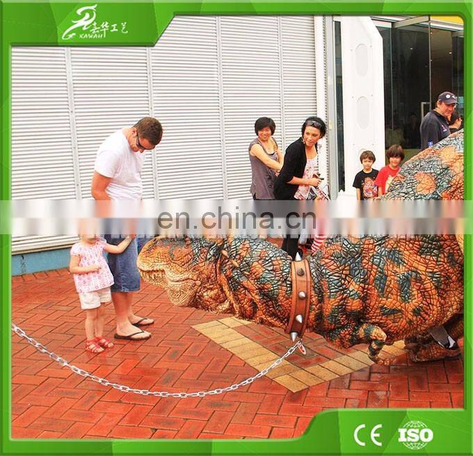 Kawah life size realistic animatronic dinosaur costume