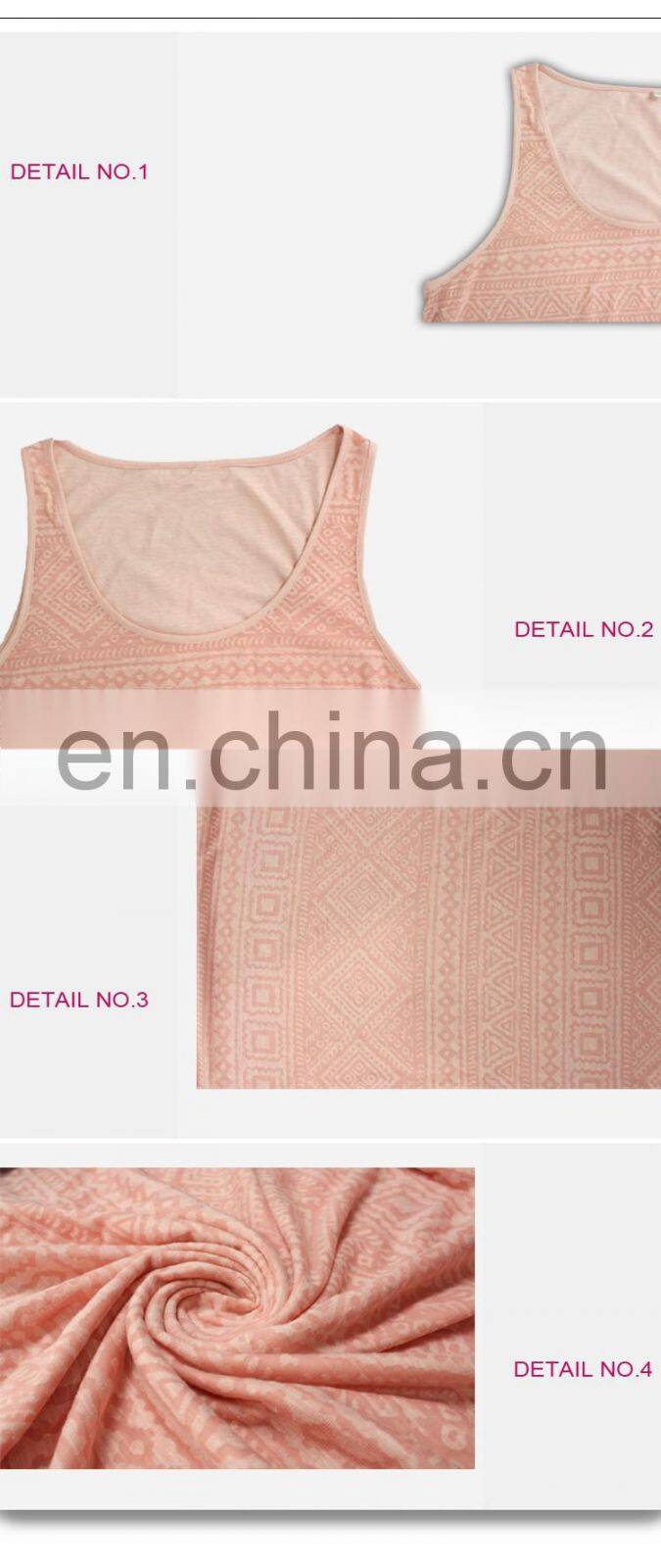 Summer Sleeveless Lady Tunic Swing Women Retro Burn Out Tunic