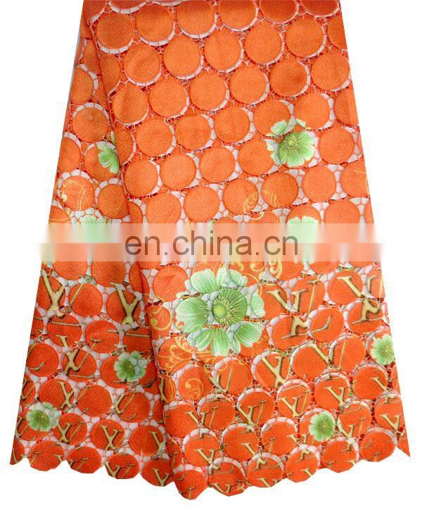 latest high quality african cord lace fabric guipure lace fabric