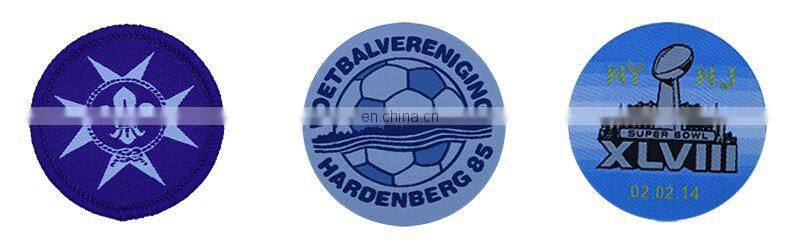 colorful woven label