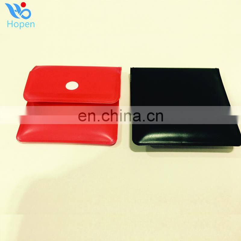 8*8CM Light the convenient portable aluminium eva pocket ashtray