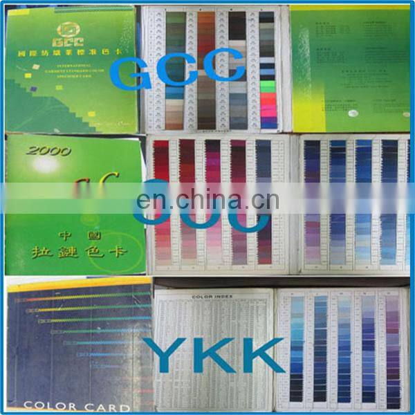 Hot sale teeth open-end colorful metal zippers custom fashion zipper for clothes accessories