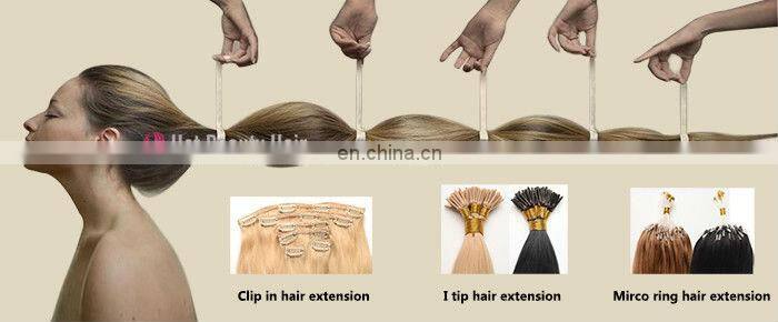 Courteous service pre braided hair i tip hair extensions wholesale Brazilian design the color you want