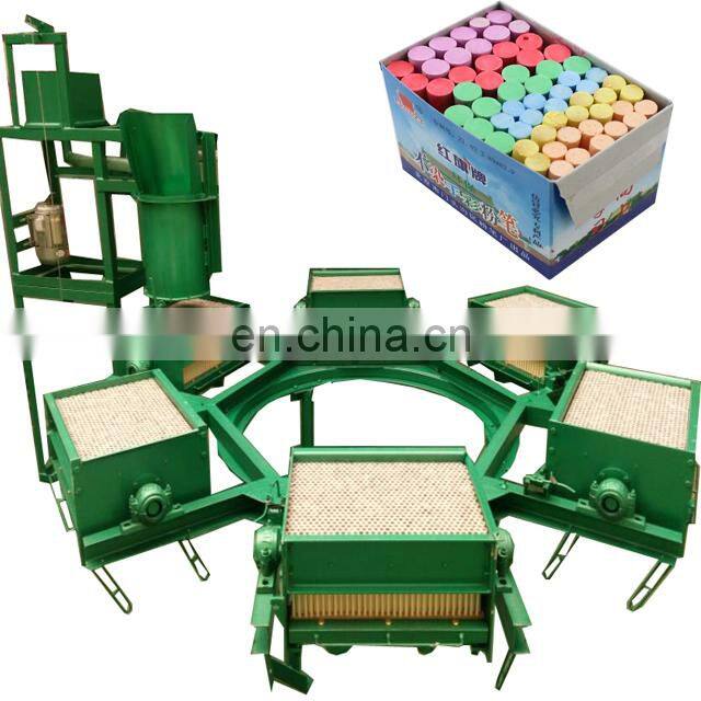 Automatic school dustless blackboard chalk moulding machine