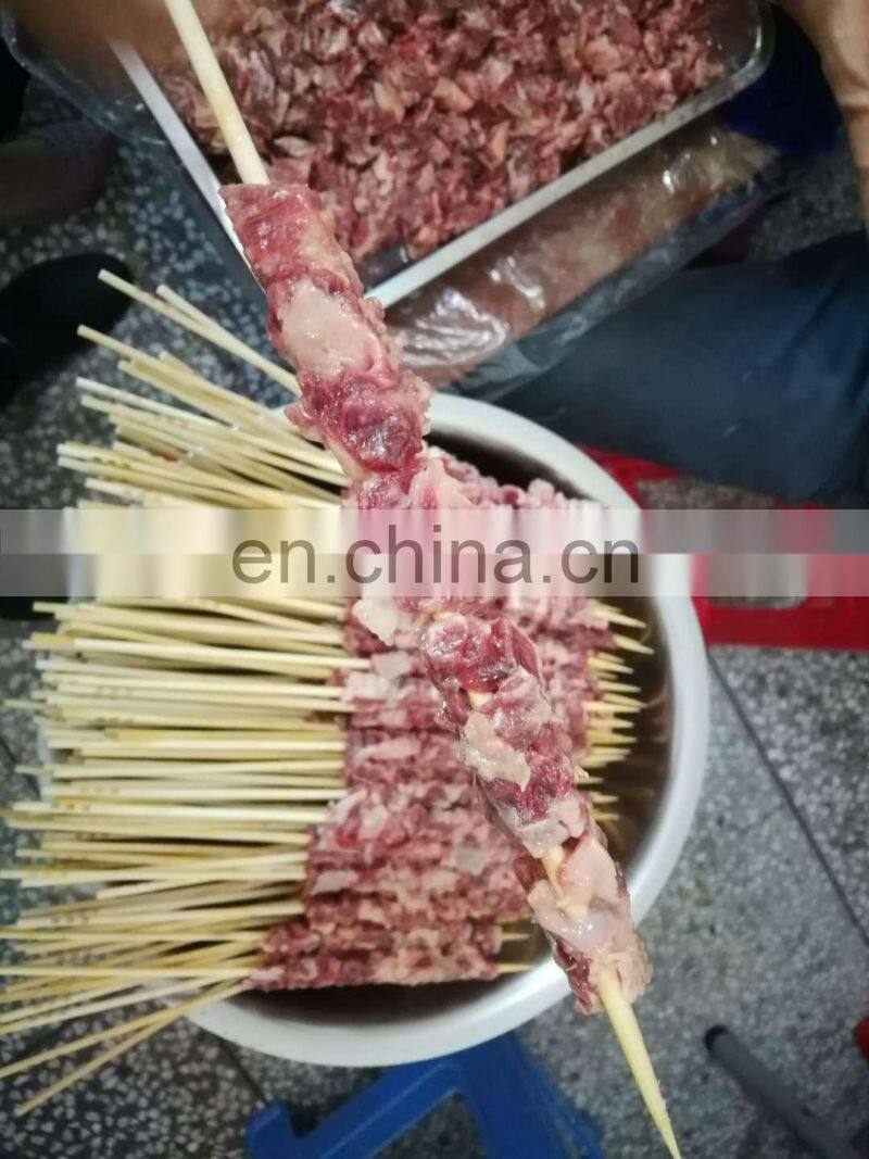 Automatic Doner kebab string machine/Barbecue meat skewer machine