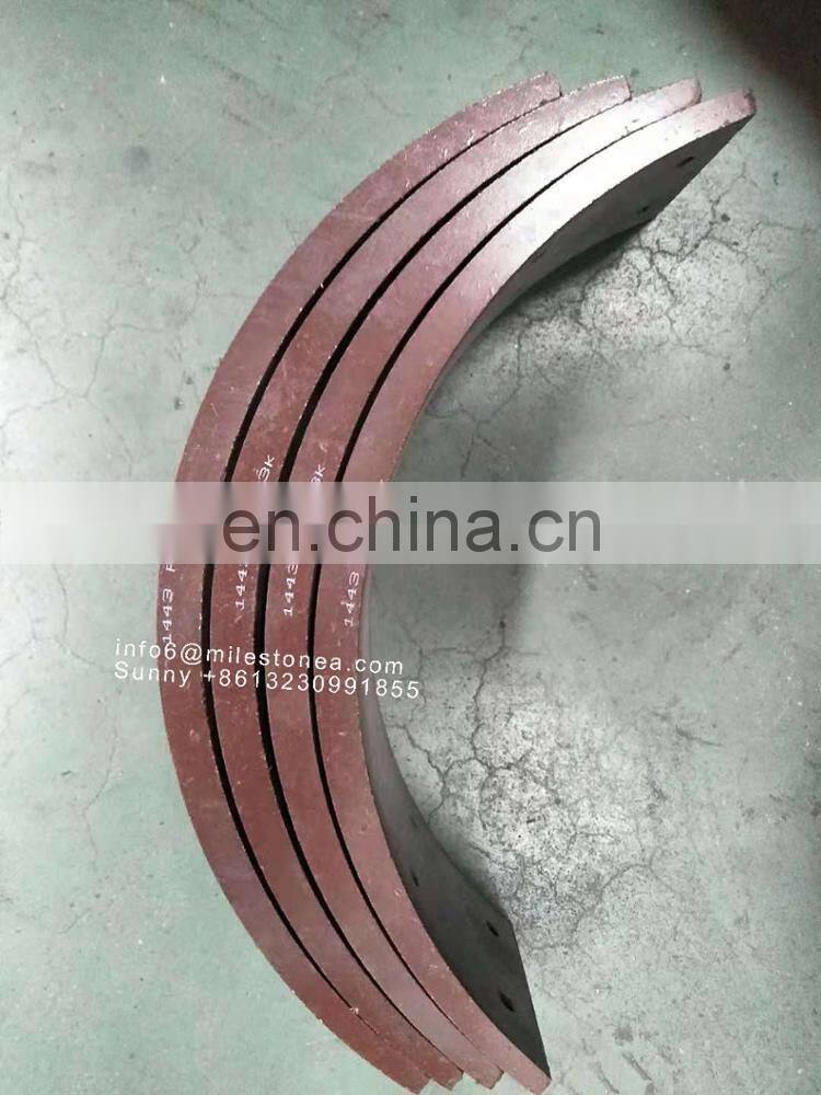manufacturer brake lining 1443 mc807685 for truck trailer